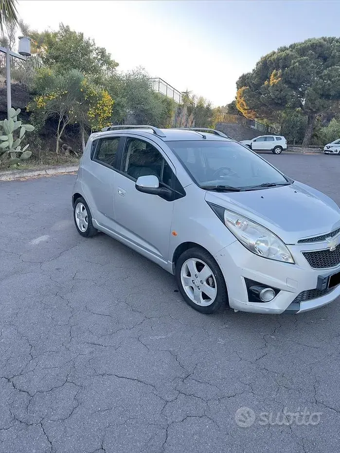 Usata Chevrolet Spark LT 82 CV (60 kW) 2011 Grigio Utilitaria