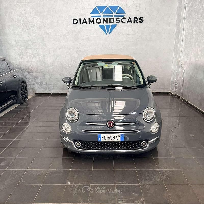 Usata Fiat 500C Lounge 86 CV (63 kW) 2016 Grigio Cabrio