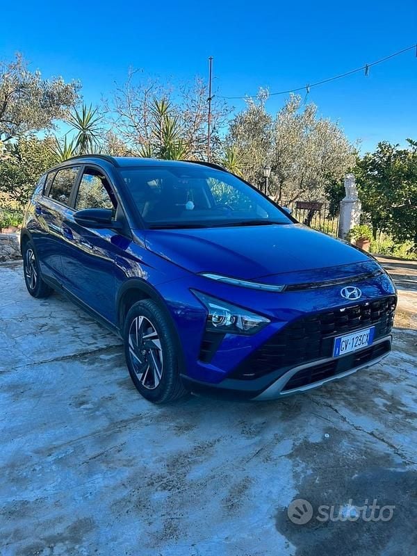 Usata Hyundai Bayon 84 CV (61 kW) 2024 Blu SUV