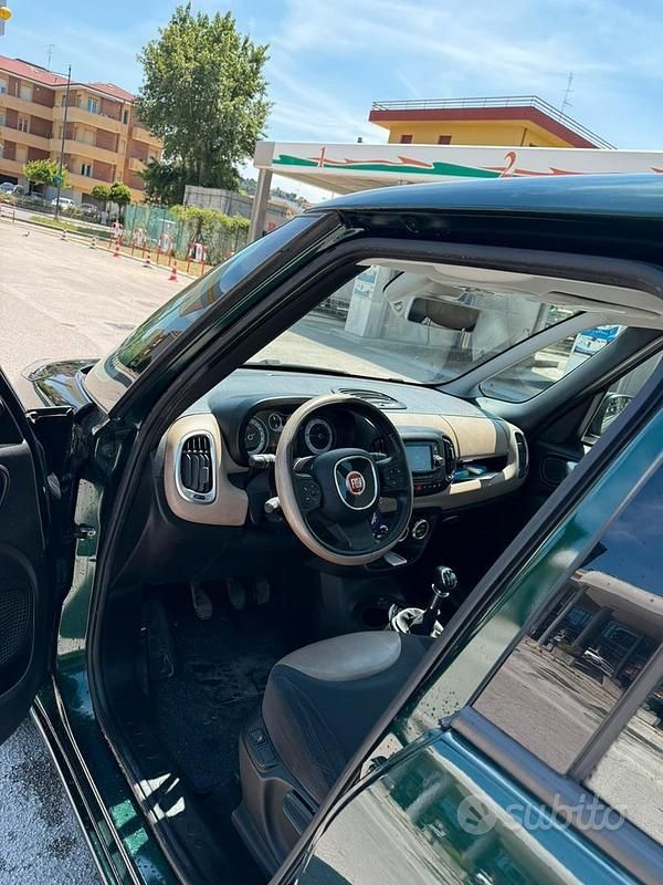 Usata Fiat 500L 85 CV (62 kW) 2014 Verde Monovolume