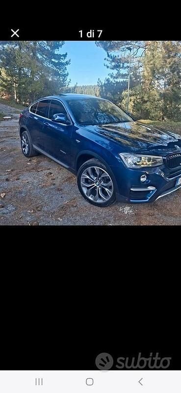 Usata BMW X4 258 CV (189 kW) 2014 Blu SUV