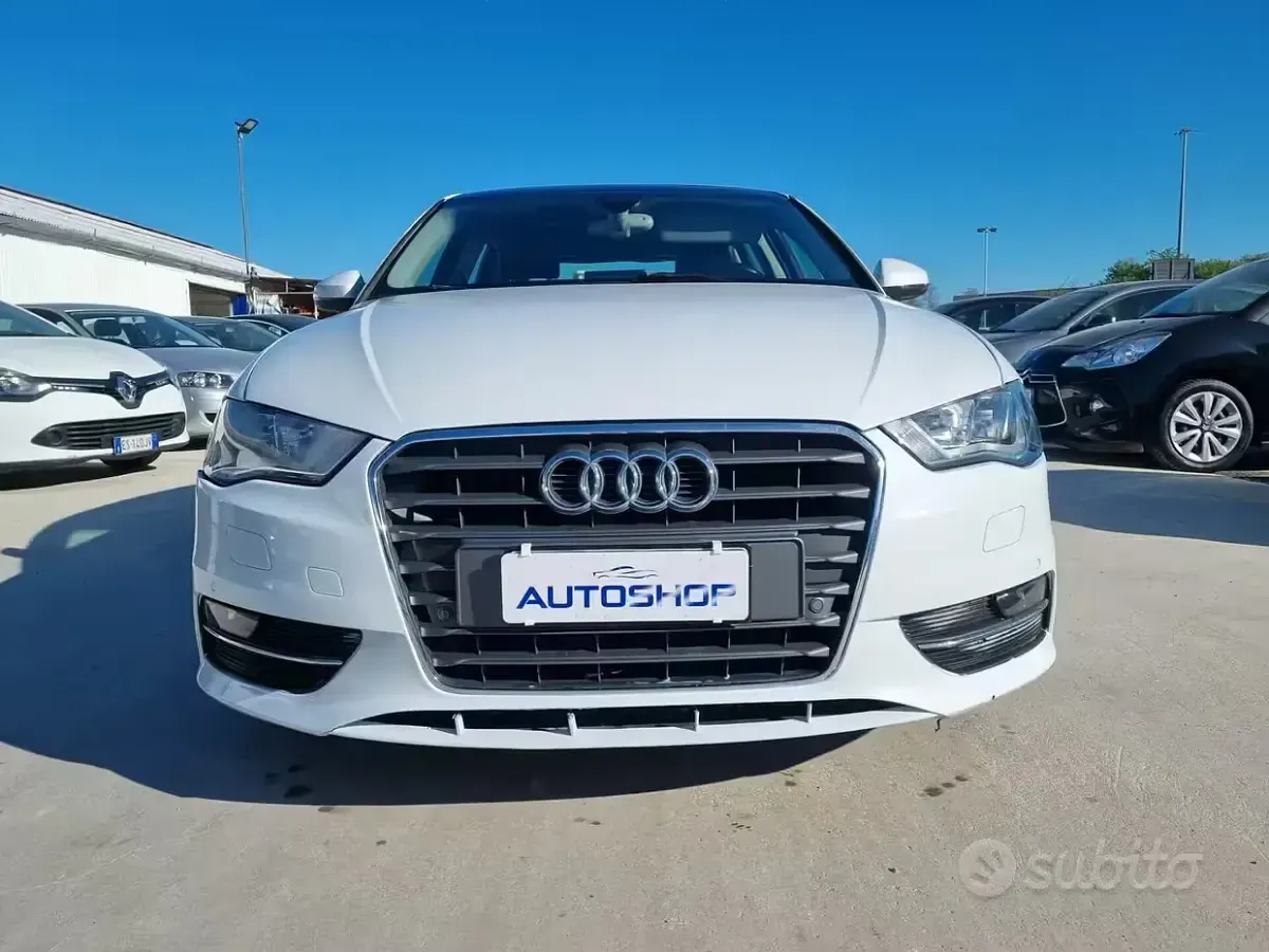 Usata Audi A3 Ambition 150 CV (110 kW) 2014 Bianco Berlina