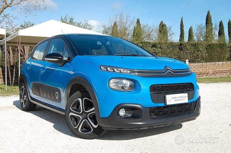 Usata Citroën C3 Shine 101 CV (74 kW) 2019 Blu Utilitaria