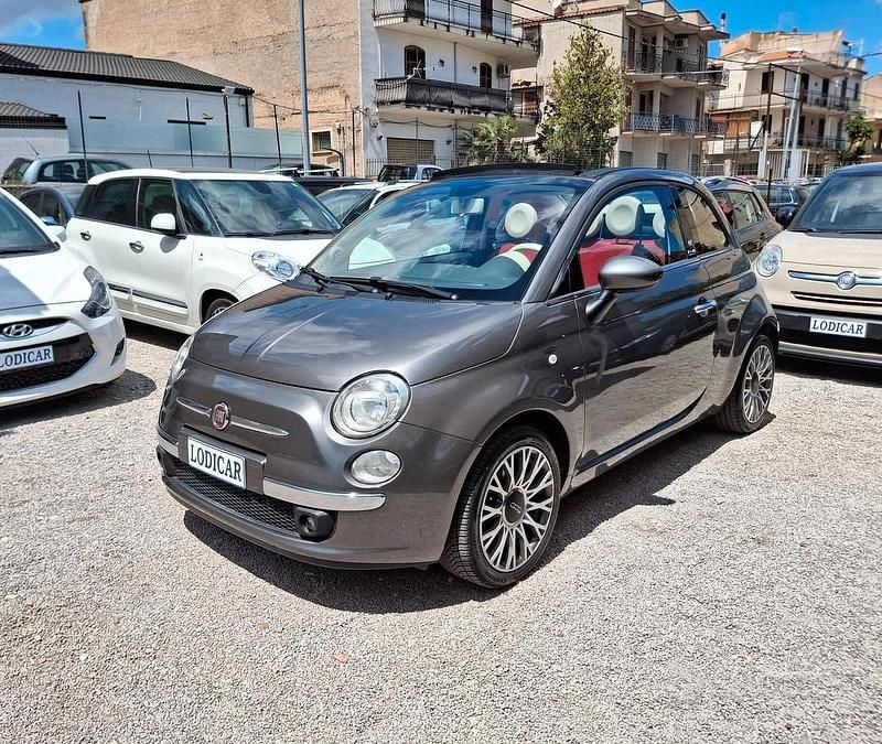 Usata Fiat 500C Lounge 95 CV (69 kW) 2010 Grigio Cabrio
