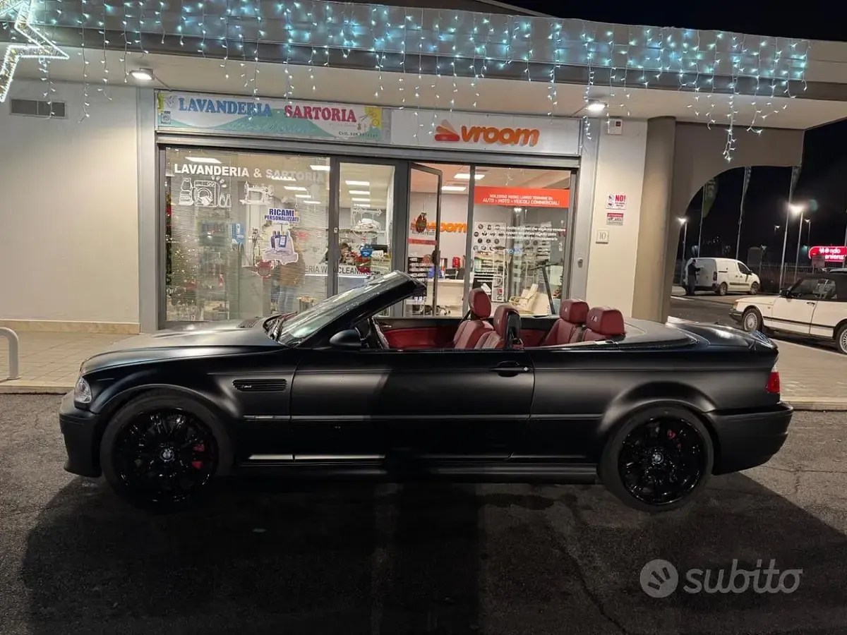 Usata BMW M3 Cabriolet Comfort Edition 343 CV (252 kW) 2005 Nero Cabrio