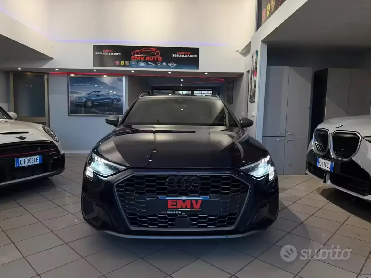 Usata Audi A3 S-Line 150 CV (110 kW) 2021 Blu Berlina