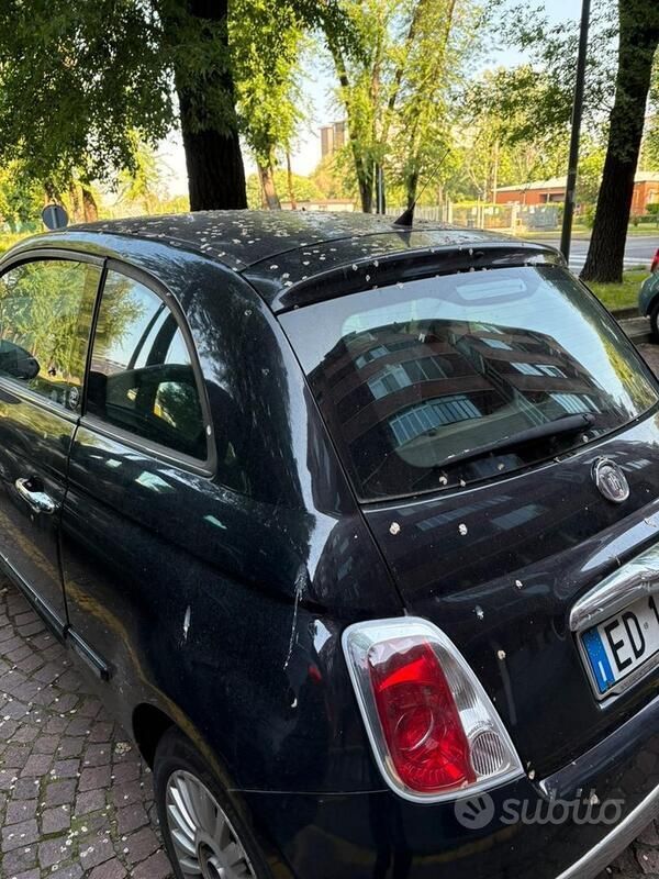 Usata Fiat 500 69 CV (50 kW) 2010 Nero Utilitaria