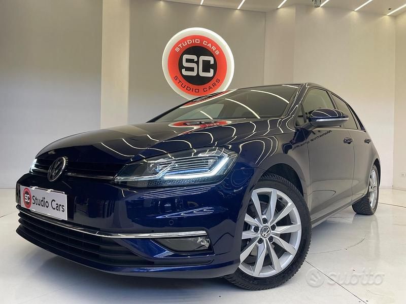 Usata VW Golf VII Executive 116 CV (85 kW) 2020 Blu Berlina