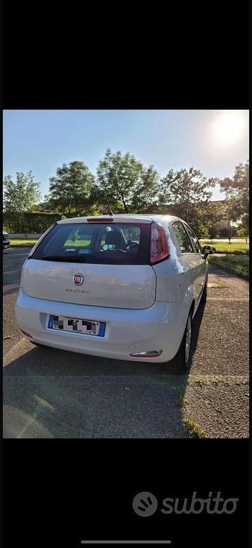 Usata Fiat Punto Evo 77 CV (56 kW) 2012 Bianco Utilitaria
