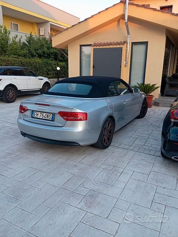 Usata Audi A5 Cabriolet 170 CV (125 kW) 2010 Grigio Cabrio