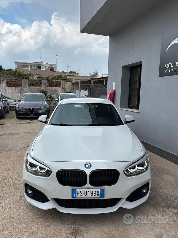 Usata BMW 120 Shadowline 190 CV (139 kW) 2018 Bianco Utilitaria
