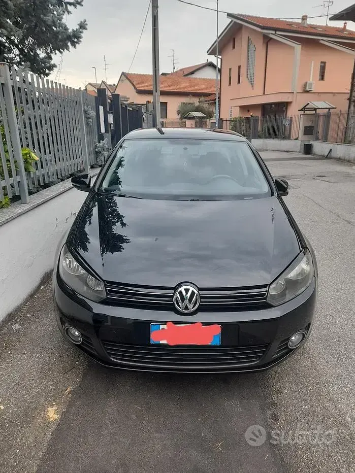 Usata VW Golf VI 102 CV (75 kW) 2009 Nero Utilitaria