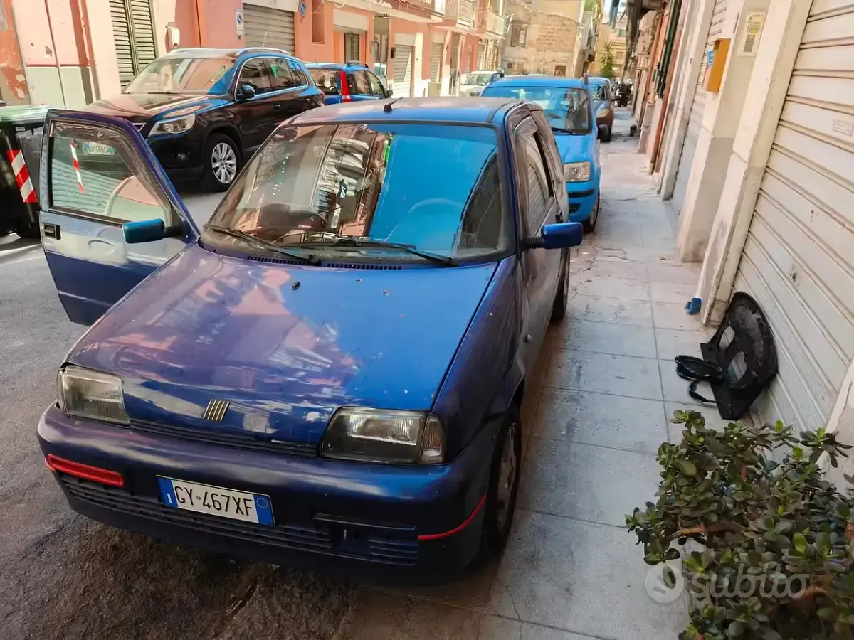 Usata Fiat Cinquecento 54 CV (39 kW) 1997 Bluazzurro Utilitaria