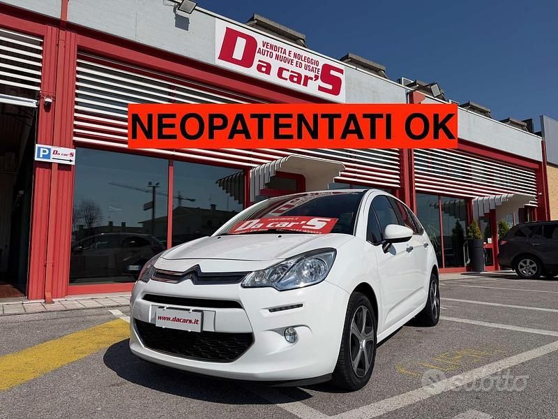 Usata Citroën C3 Exclusive 82 CV (60 kW) 2016 Bianco Berlina