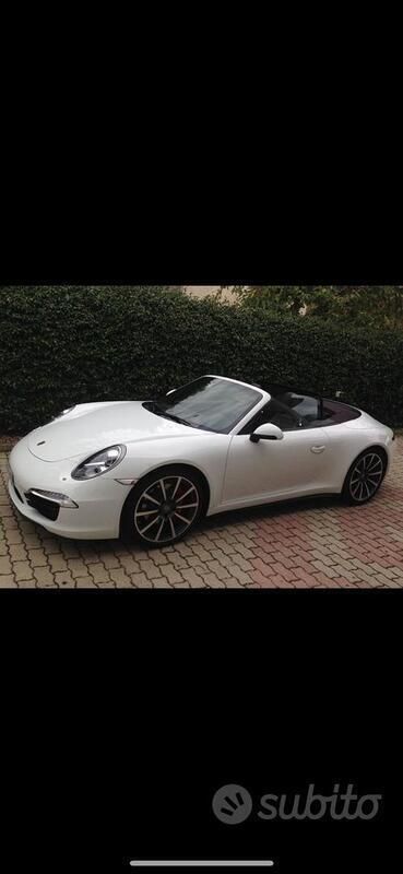 Usata Porsche 911 Carrera 4S Cabriolet 400 CV (294 kW) 2014 Bianco Cabrio