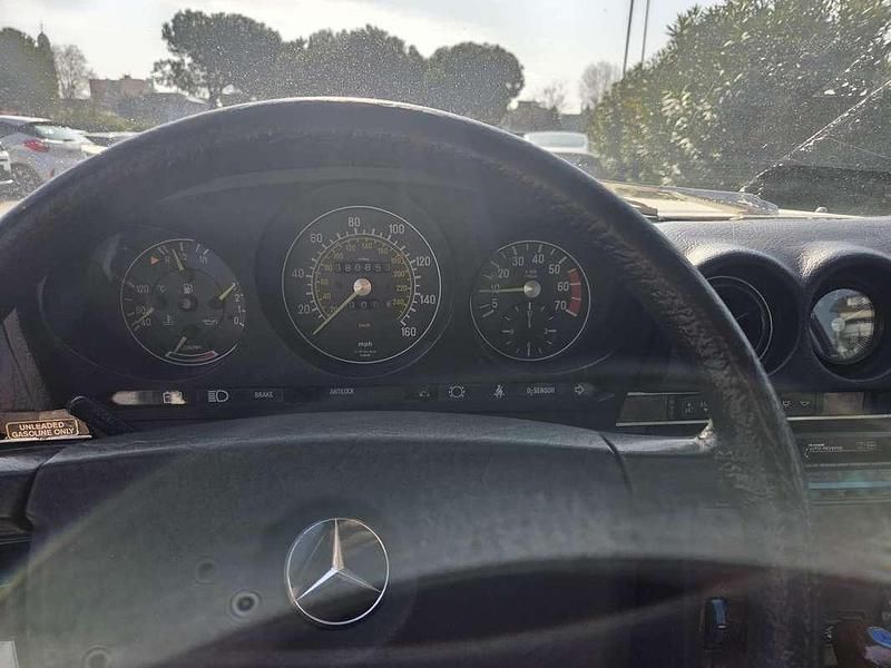 Usata Mercedes SL380 204 CV (150 kW) 1985 Bianco Cabrio