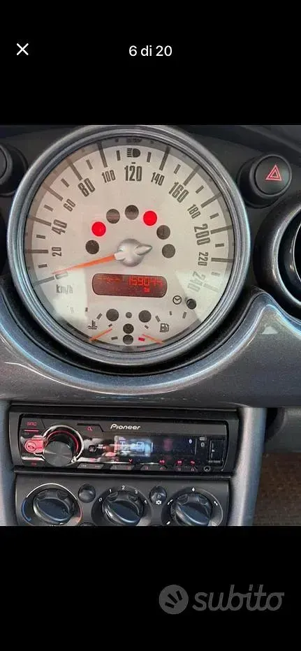 Usata Mini Cooper 88 CV (64 kW) 2005 Verde Utilitaria