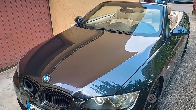 Nero Usata 2008 BMW 320 Cabriolet Cabrio | 11.990 € - Immagine 1/4