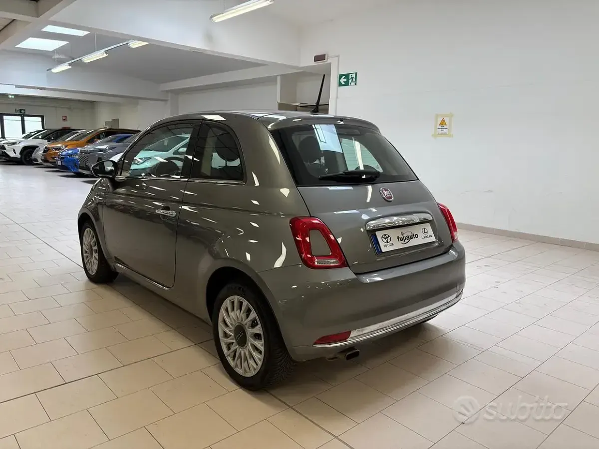 Brugt Fiat 500 Lounge 69 HK (50 kW) 2018 Grå Hatchback
