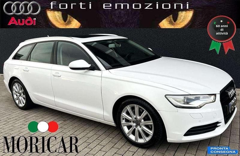Begagnad Audi A6 190 HK (139 kW) 2014 Vit Kombi