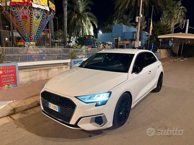 Usata Audi A3 2021 Bianco Berlina