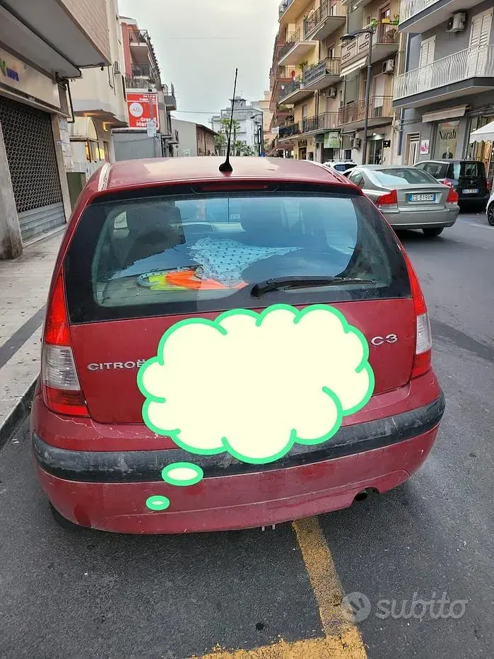 Usata Citroën C3 68 CV (50 kW) 2009 Rosso Berlina