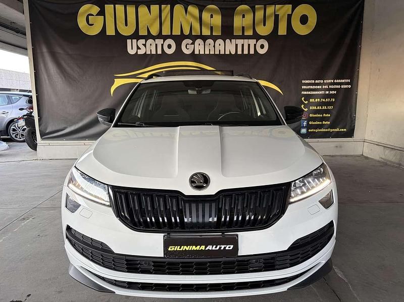 Usata Skoda Karoq SportLine 150 CV (110 kW) 2021 Bianco SUV
