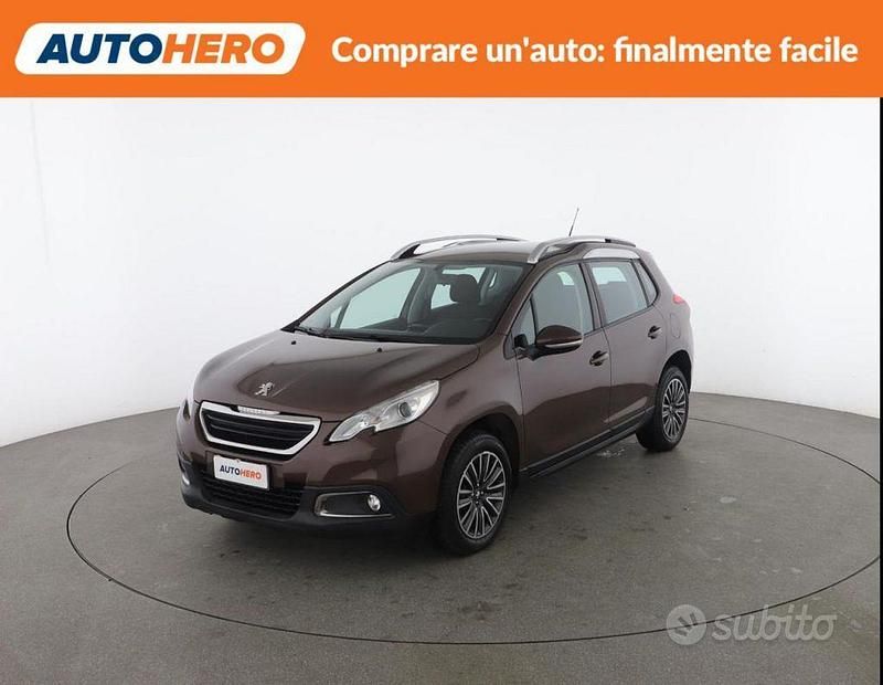 Usata Peugeot 2008 Active 92 CV (67 kW) 2015 Marrone SUV