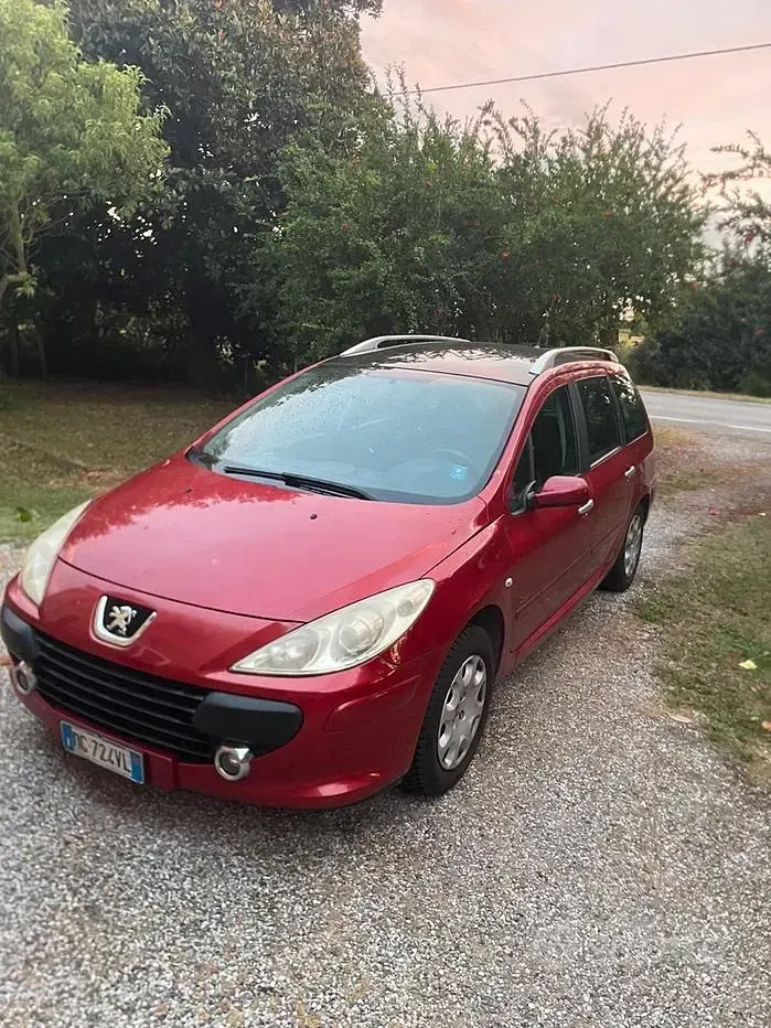Usata Peugeot 307 109 CV (80 kW) 2009 Rosso Cabrio