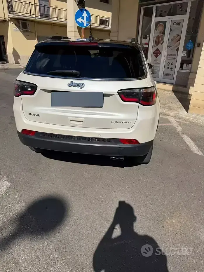 Usata Jeep Compass 170 CV (125 kW) 2018 Bianco SUV