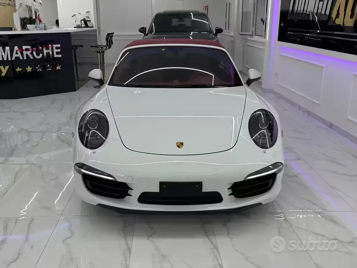 Usata Porsche 911 Carrera 4S Cabriolet 400 CV (294 kW) 2014 Bianco Cabrio