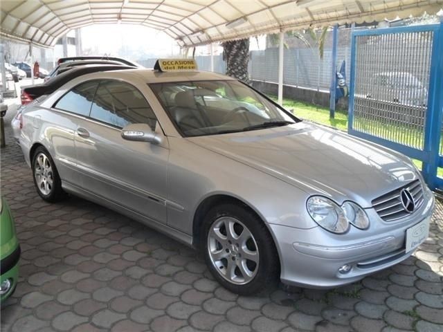 Usata Mercedes CLK200 Avantgarde 170 CV (125 kW) 2003 Grigio metallizzato Coupé