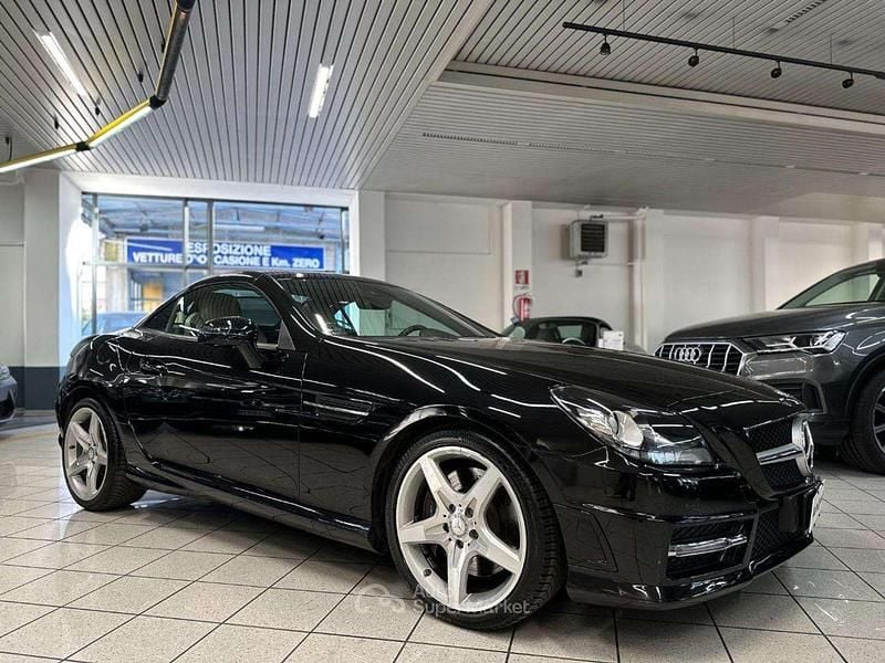 Usata Mercedes SLK200 Premium 184 CV (135 kW) 2011 Nero Cabrio