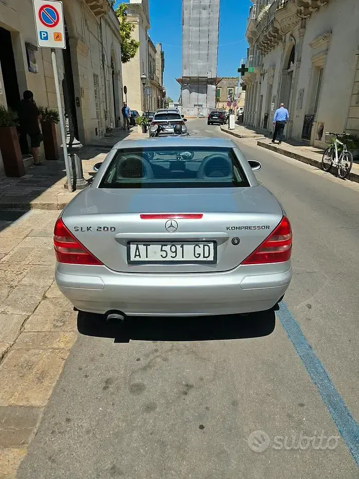 Usata Mercedes SLK200 192 CV (141 kW) 1997 Grigio Cabrio