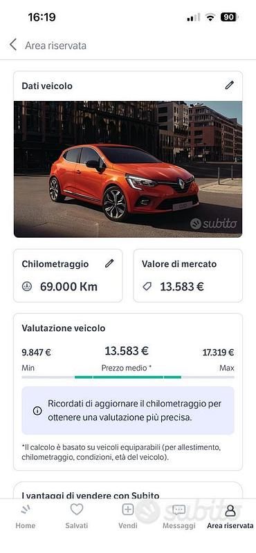 Usata Renault Clio V Zen 101 CV (74 kW) 2021 Berlina