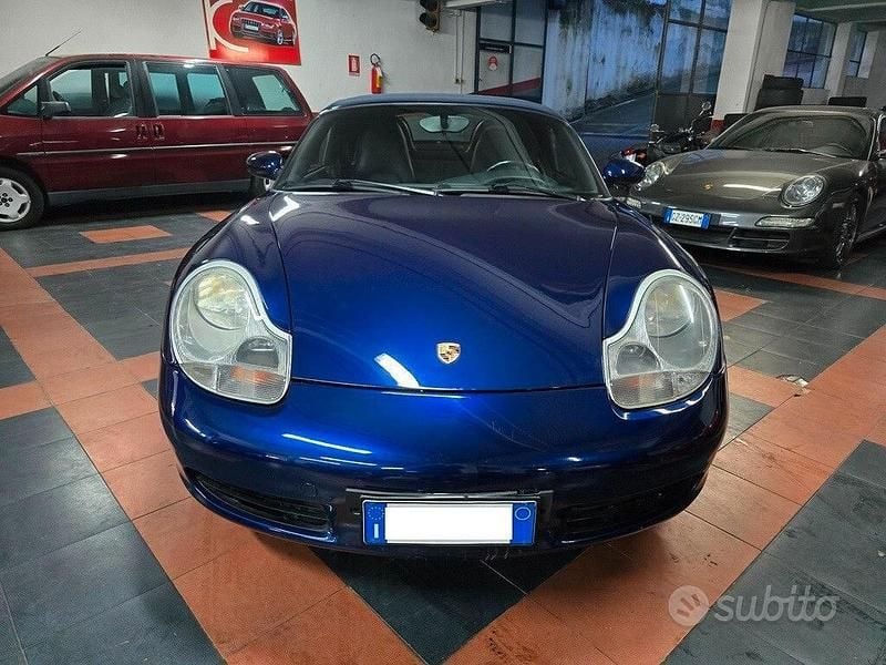 Gebraucht Porsche Boxster 220 PS (161 kW) 2001 Blau Cabrio