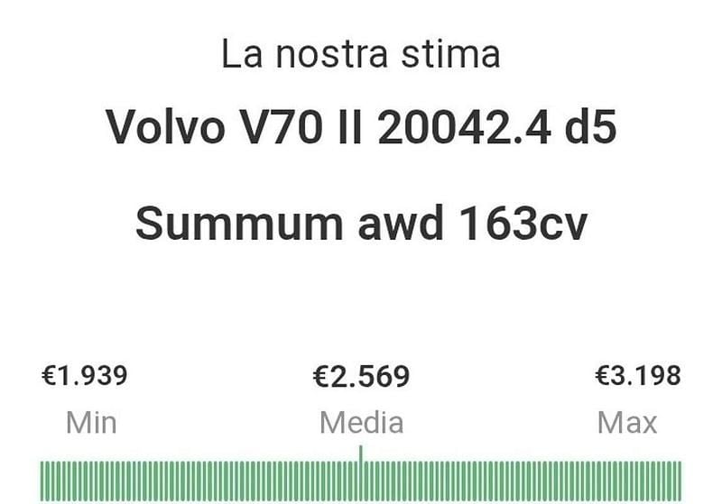 Usata Volvo V70 163 CV (119 kW) 2004 Station wagon