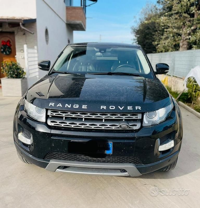 Usata Land Rover Range Rover evoque 150 CV (110 kW) 2012 Nero Berlina