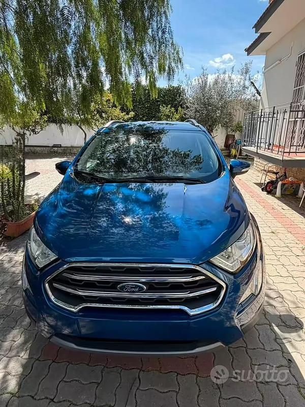 Usata Ford Ecosport Titanium 110 CV (80 kW) 2019 Blu SUV