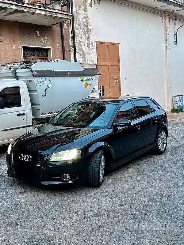 Usata Audi A3 105 CV (77 kW) 2011 Nero Utilitaria