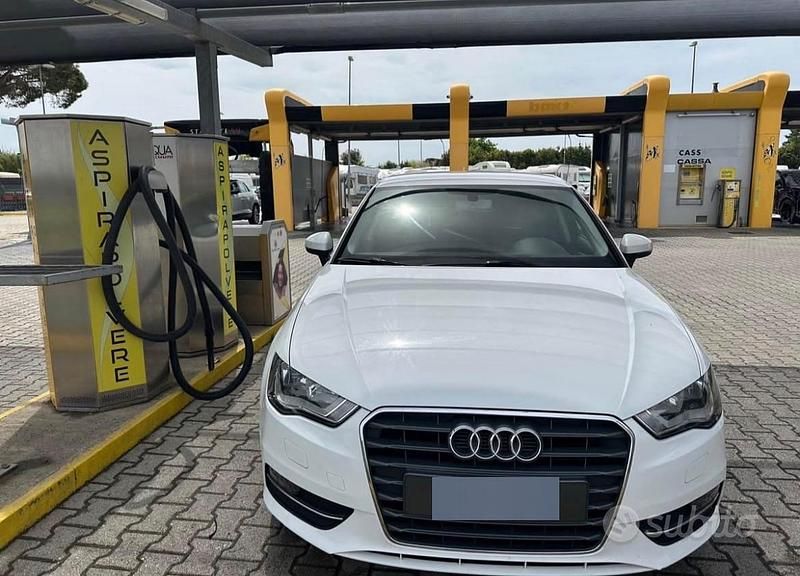 Usata Audi A3 110 CV (80 kW) 2016 Bianco Berlina