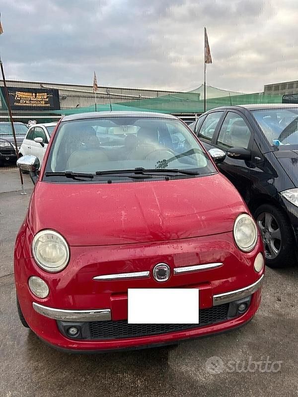 Usata Fiat 500 69 CV (50 kW) 2008 Rosso Berlina