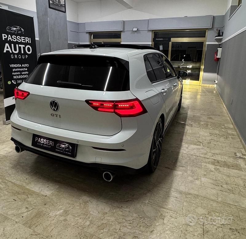 Usata VW Golf GTI 245 CV (180 kW) 2021 Bianco Berlina