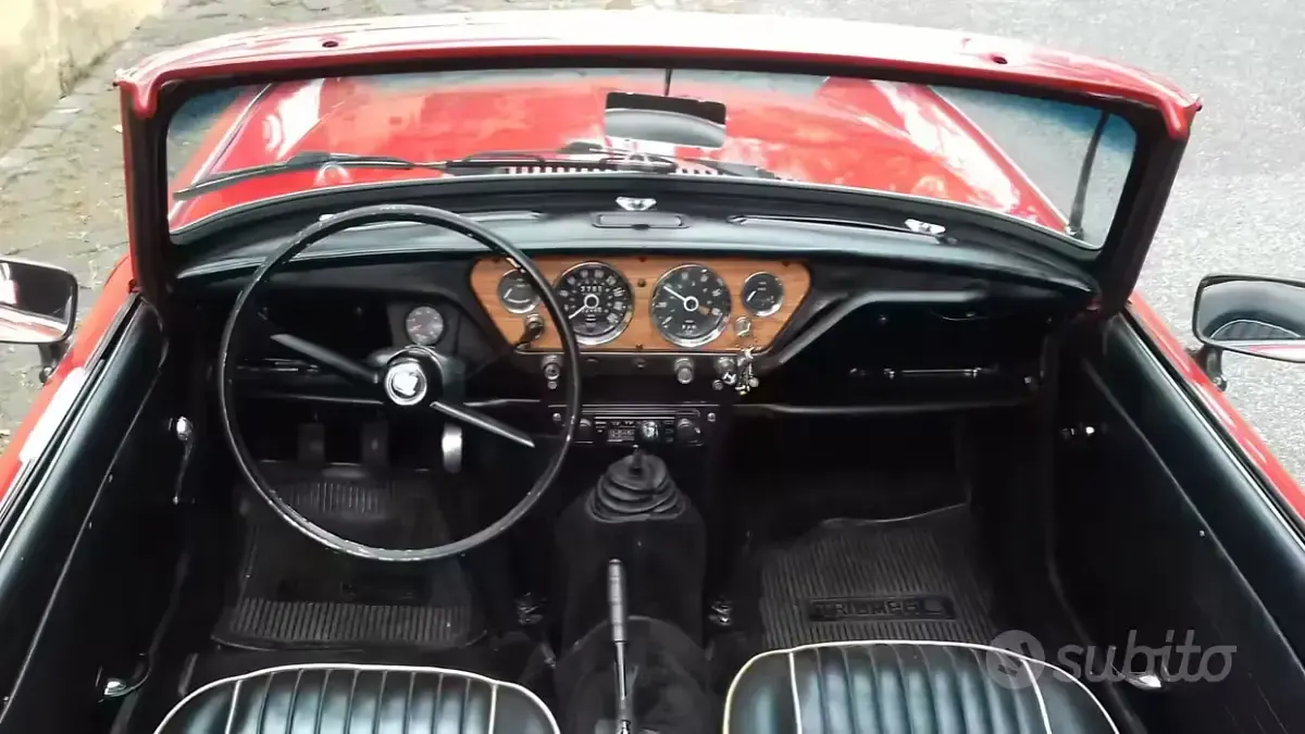 Usata Triumph Spitfire 1960 Rosso Cabrio