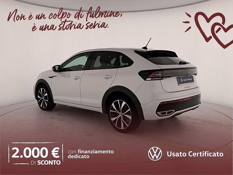 Usata VW Taigo R-line 150 CV (110 kW) 2023 Pure white nero SUV