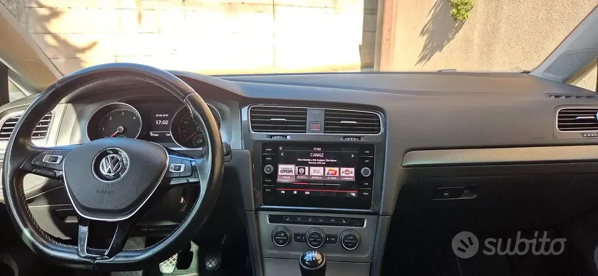Usata VW Golf VII Highline 110 CV (80 kW) 2015 Nero Berlina