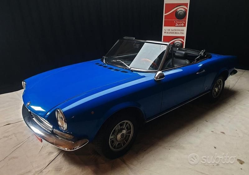 Usata Fiat 124 Spider S 90 CV (66 kW) 1970 Blu Cabrio