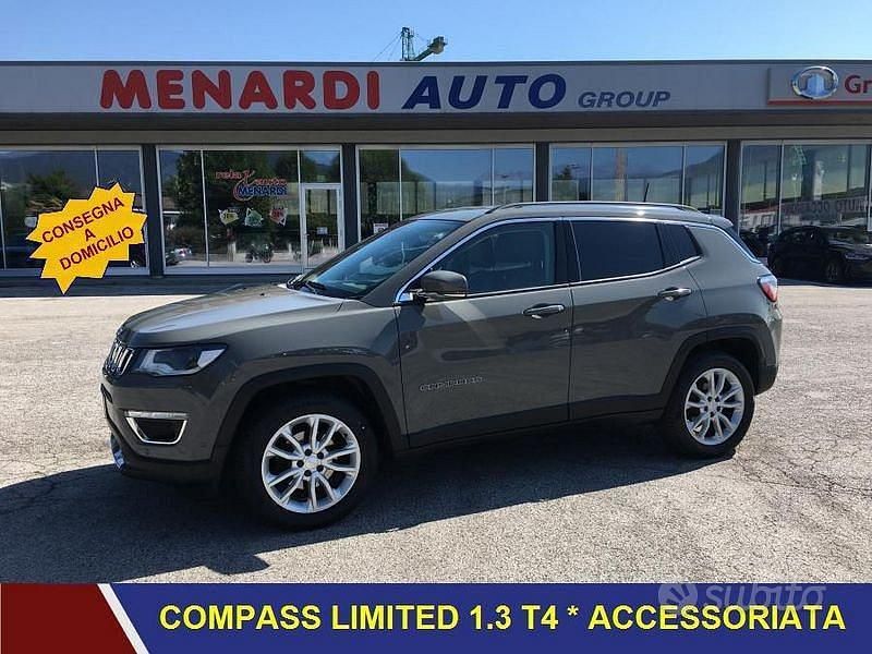 Billet silver Usata 2021 Jeep Compass Limited SUV | 15.400 € (Super prezzo) - Immagine 1/4