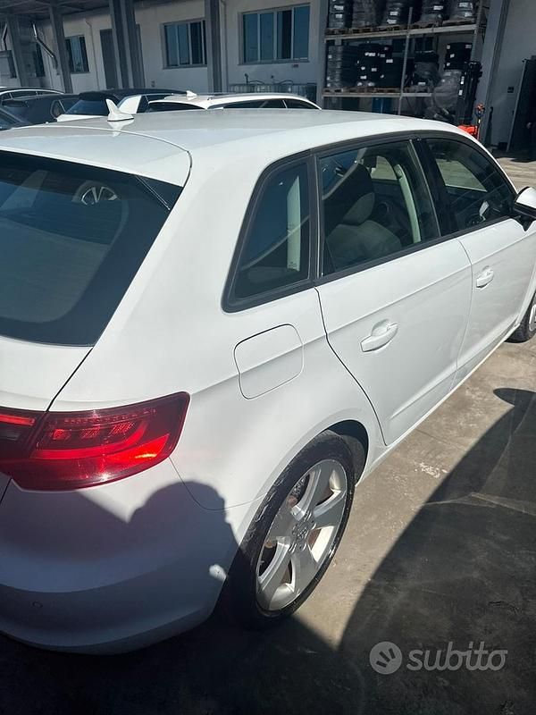 Usata Audi A3 Sport 110 CV (80 kW) 2016 Bianco Berlina