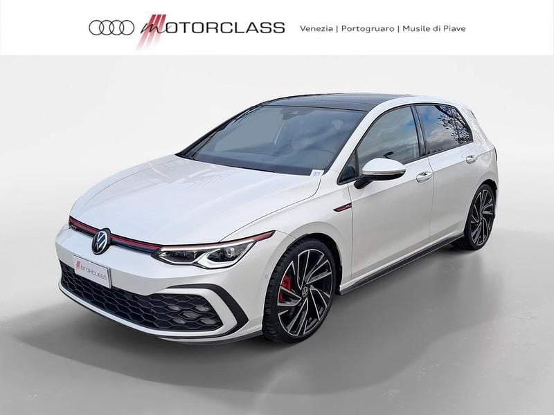 Usata VW Golf VIII GTI 245 CV (180 kW) 2020 Oryx white perla Berlina